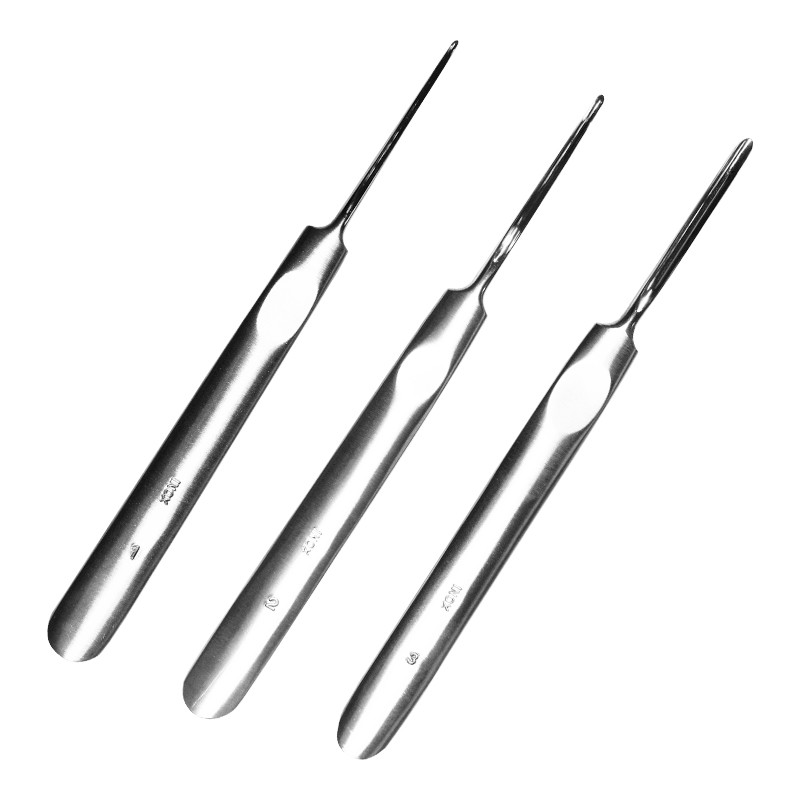 Lame sgorbie tradizionali con impugnatura piatta