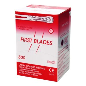 FIRST BLADES LAME SGORBIE MONOUSO CF 500 LAME
