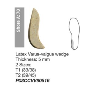 Tallone Latex varus-valgus wedge