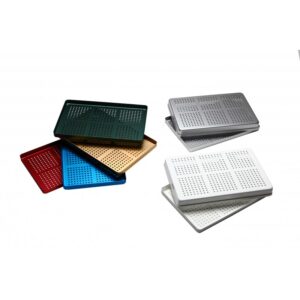 Vassoio maxi in alluminio forato