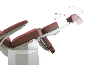 Poltrona Podologica EDGE P_Gambale sdoppiato