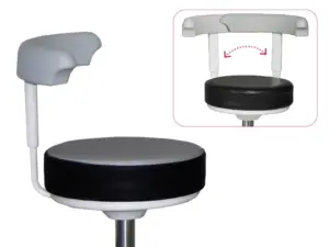 Seggiolino operatore podologico HP GEL_Inclinazione