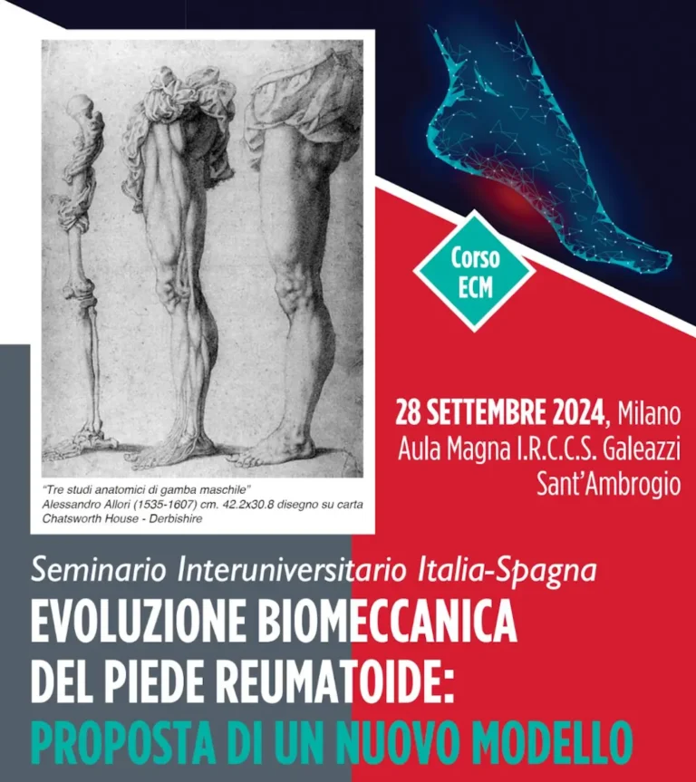 SEMINARIO “EVOLUZIONE BIOMECCANICA DEL PIEDE REUMATOIDE”